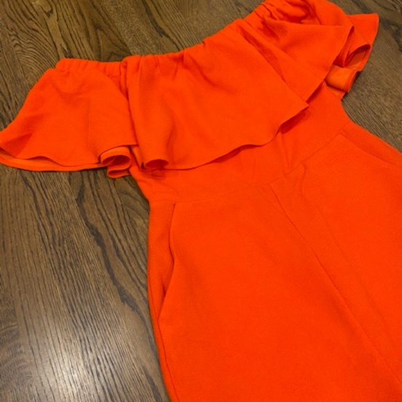 Endless Rose Off the Shoulder Ruffle Jumpsuit - Picture 2 of 6